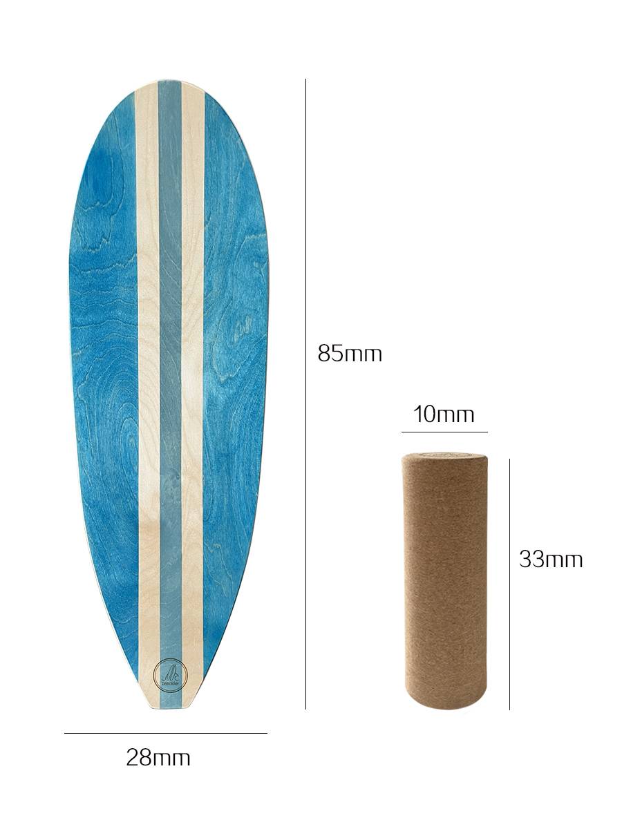 Round tailboard - Milk sky blue